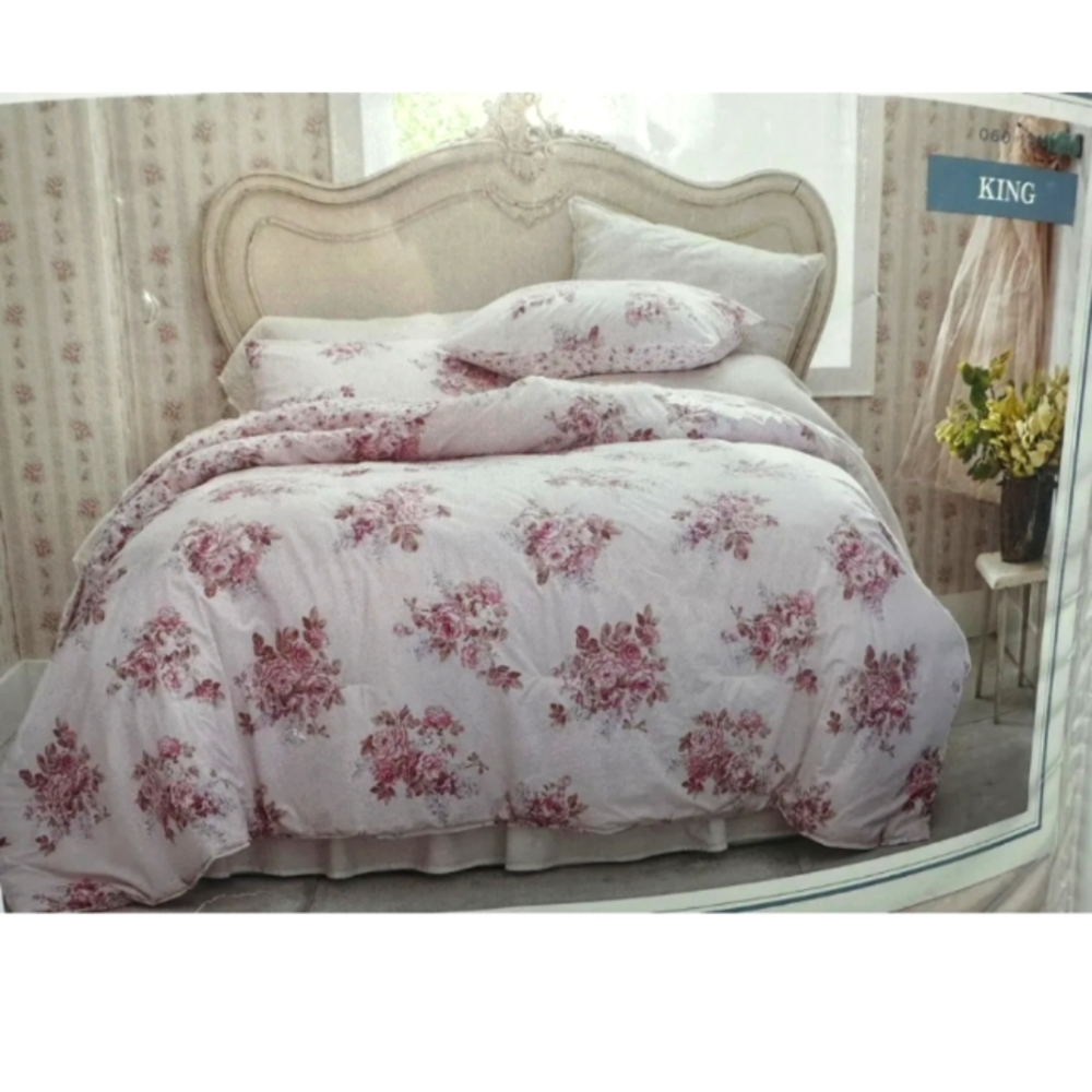 New Simply Shabby Chic Rachel Ashwell King Comforter Set
